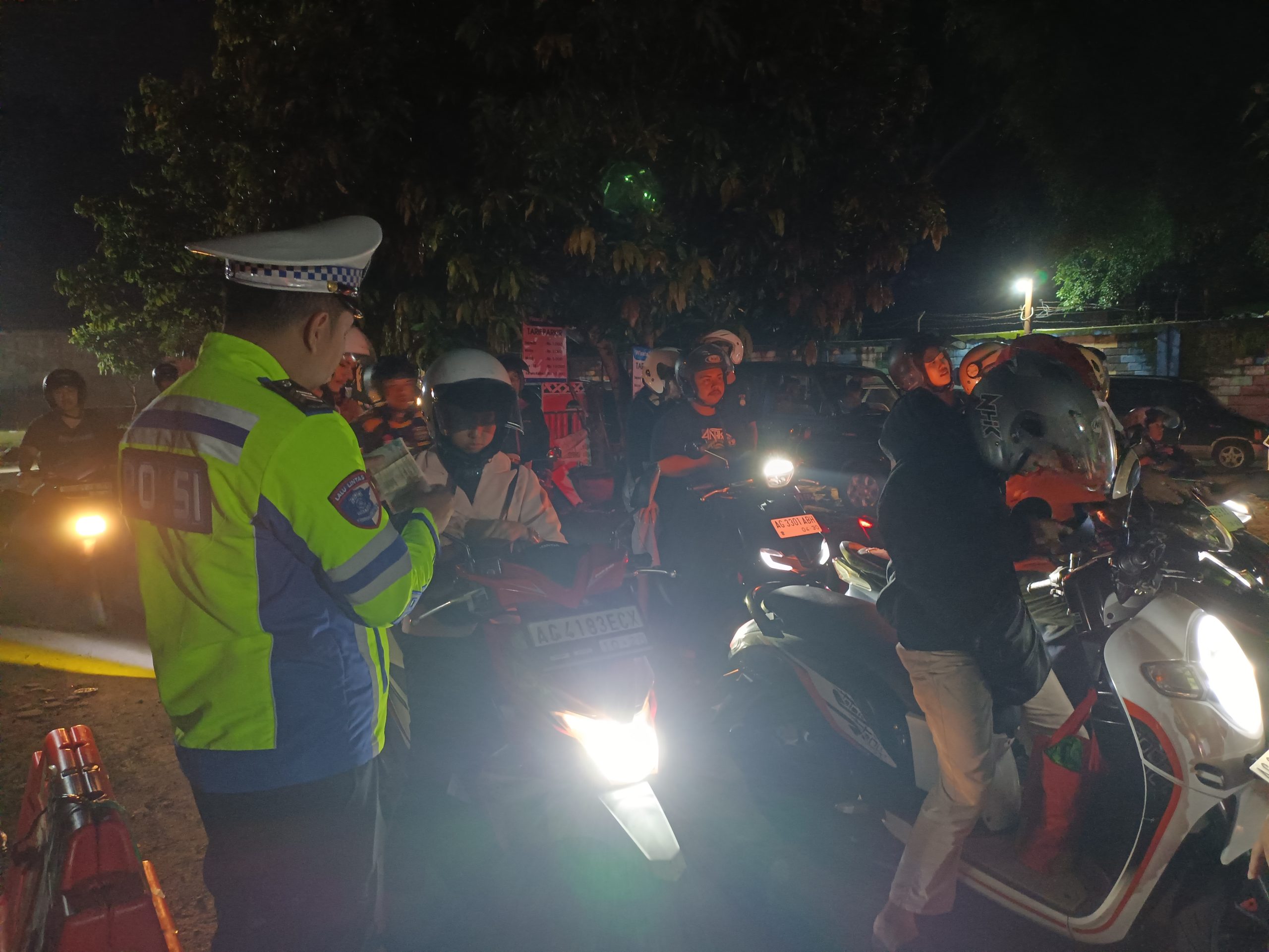 Pelanggaran Lalu Lintas di Kota Kediri Meningkat, Pengguna Knalpot Brong Disanksi Tegas