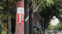 Satpol PP Nganjuk Bidik 40 Titik Baru, Tertibkan Tiang Provider Tak Berizin