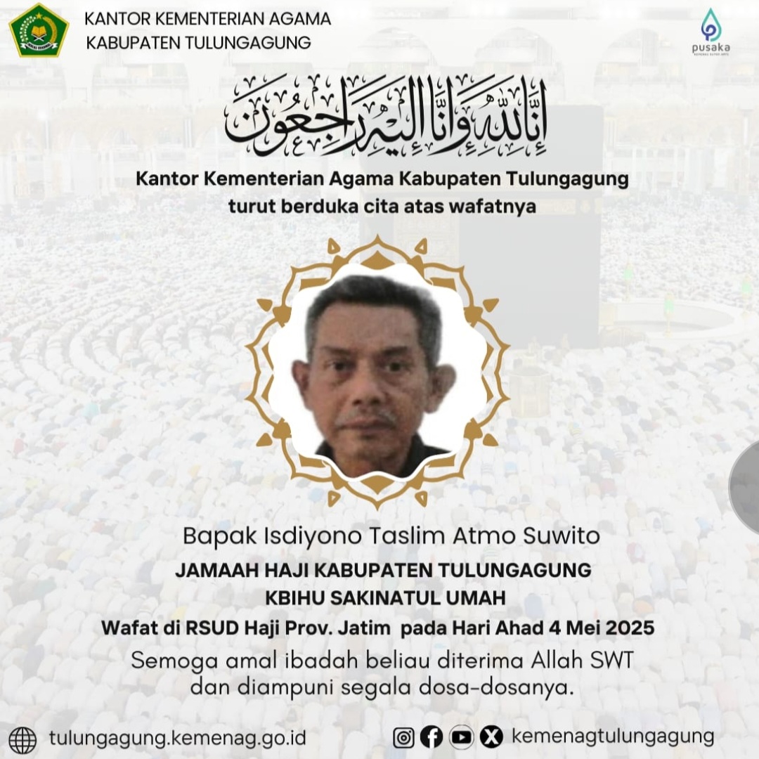 CJH Asal Tulungagung Meninggal Dunia Usai Tiba di Asrama Haji Surabaya