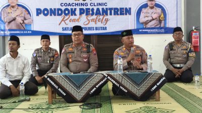 Polres Blitar Gelar Coaching Clinic, Tekankan Santri Tak Konvoi Saat Kelulusan