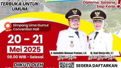 Job Fair Akbar 2025 Digelar di Simpang Lima Gumul, 2.000 Lowongan Disiapkan