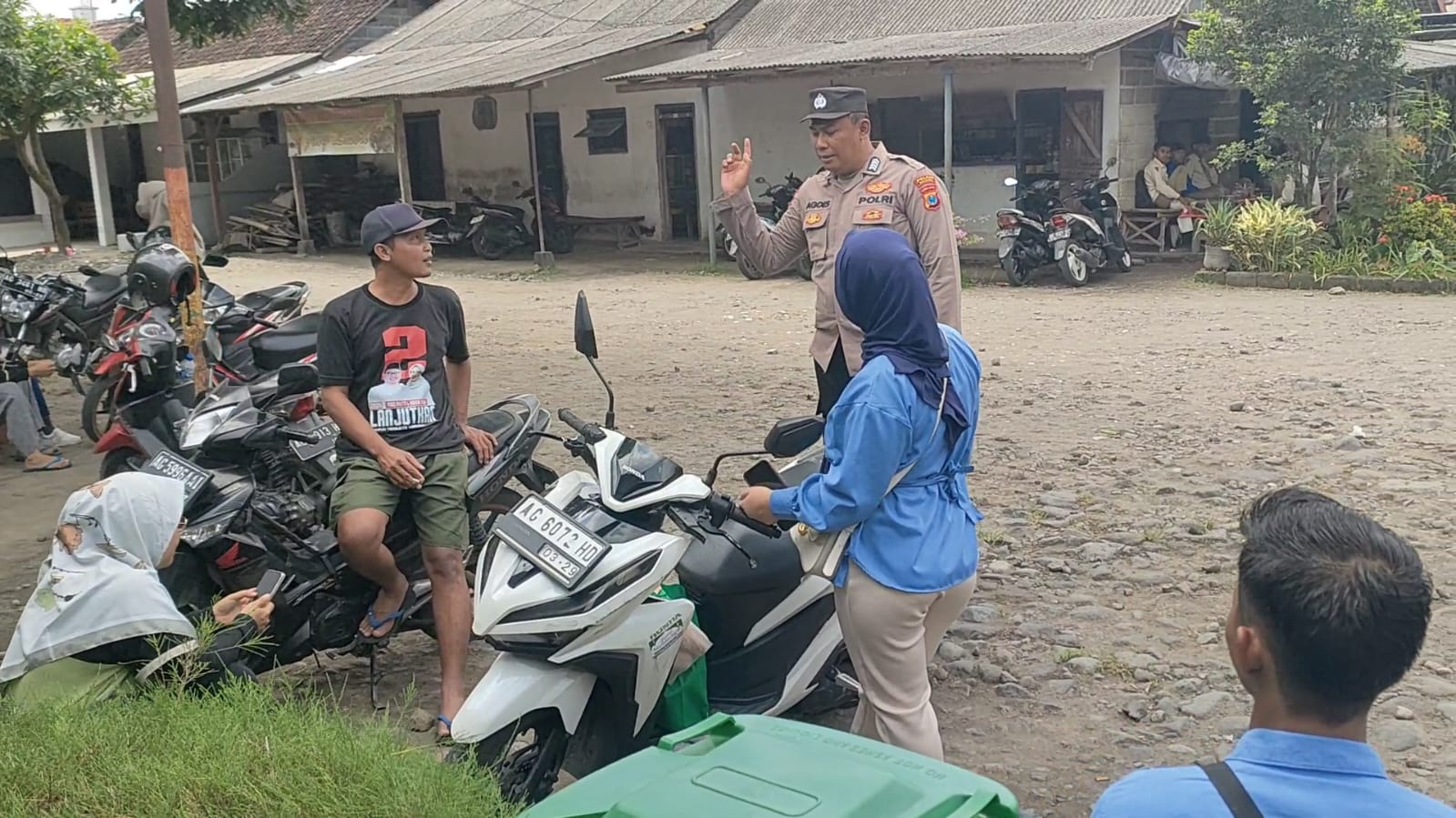 Polsek Kras Gencarkan Patroli Siang Hari, Imbau Warga Waspadai Curanmor