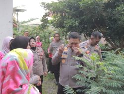 Kapolres Blitar Tinjau Program Pangan P2B di Minggirsari, Dorong Kemandirian Warga