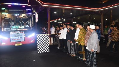 89 Jamaah Haji Cadangan Tulungagung Resmi Diberangkatkan ke Embarkasi Surabaya