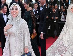 Kemunculan Mengejutkan! Syahrini Tampil Memesona di Red Carpet Cannes Film Festival 2025