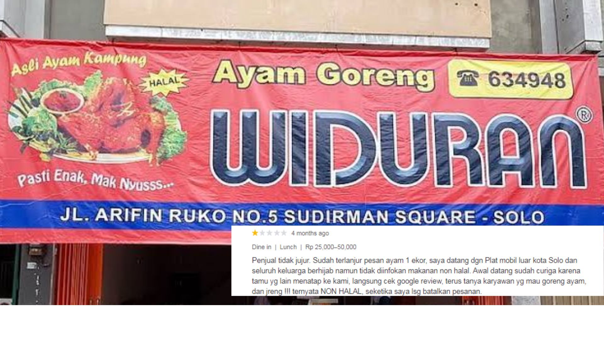 Skandal Ayam Goreng Widuran Solo, Label Halal Ternyata Palsu?