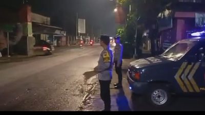 Polsek Ringinrejo Intensifkan Patroli Cegah Begal dan Aksi Premanisme di Wilayah Perbatasan