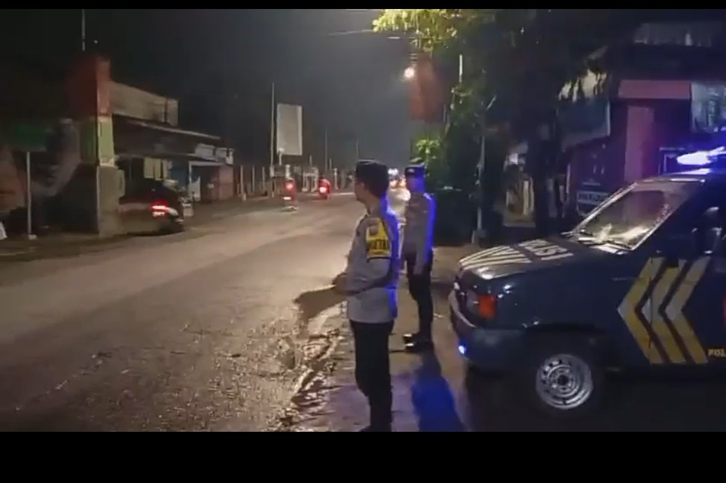 Polsek Ringinrejo Intensifkan Patroli Cegah Begal dan Aksi Premanisme di Wilayah Perbatasan