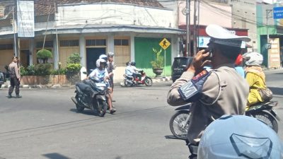 Polres Kediri Kota Perketat Pengamanan Titik Rawan Saat May Day 2025