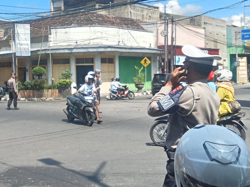 Polres Kediri Kota Perketat Pengamanan Titik Rawan Jelang May Day 2025