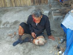 Kecelakaan Truk dan Motor di Simpang PG Pesantren, Satu Pengendara Luka Wajah