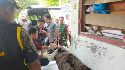 Warga Kandat Ditemukan Meninggal di Depan Pos Jaga Gudang UD Dwi Jaya Kediri