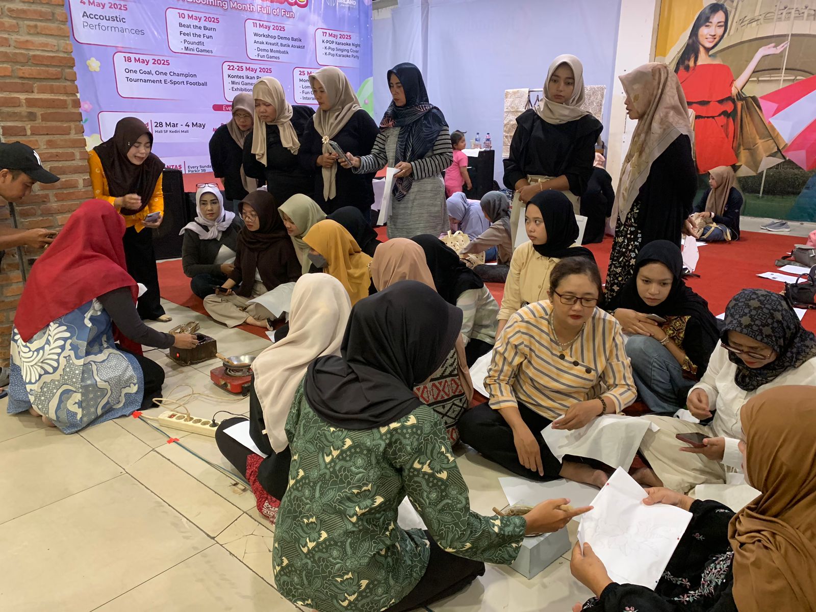 Rayakan Long Weekend, Kediri Mall Gelar Workshop Membatik untuk Gali Kreativitas dan Lestarikan Budaya