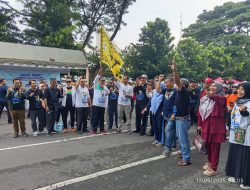 Ratusan Dosen Meriahkan Jalan Sehat Harlah ke-4 ADP di Kediri