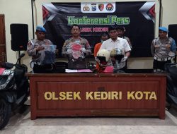 Polsek Kediri Kota Ringkus Pelaku Curanmor, Satu Buron Masih Diburu