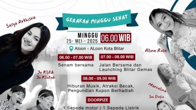 CFD Kembali Digelar, Wali Kota Blitar Ajak Warga Meriahkan “Gemas” Minggu Ini
