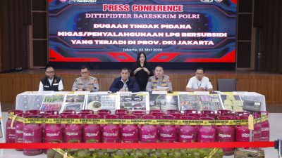 Polri Bongkar Dua Kasus Besar Penyalahgunaan Gas LPG Subsidi di Jakarta, Kerugian Capai Rp14 Miliar