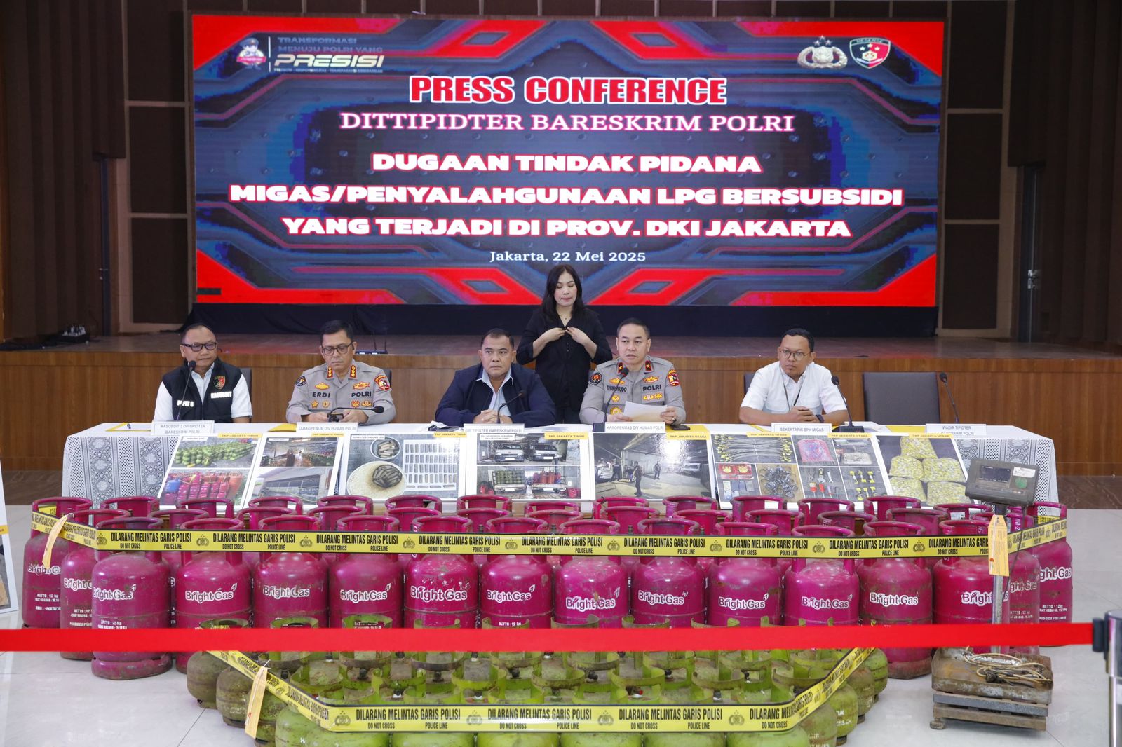 Polri Bongkar Dua Kasus Besar Penyalahgunaan Gas LPG Subsidi di Jakarta, Kerugian Capai Rp14 Miliar