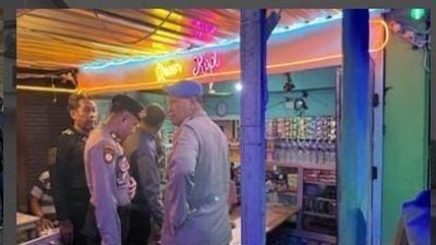 Razia Gabungan TNI-Polres Nganjuk Sasar Miras Ilegal di Eks Lokalisasi Guyangan