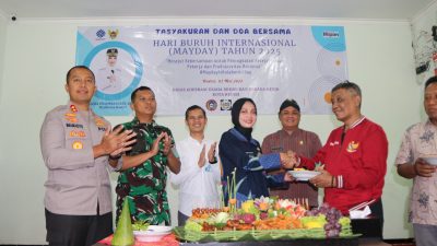 Koramil Pesantren Tegaskan Komitmen Kawal Kesejahteraan Pekerja di Peringatan May Day 2025