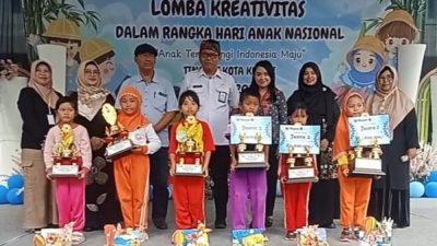 Festival Final HAN 2025, Disdik Kota Kediri Dorong Anak PAUD Unjuk Prestasi dan Kreativitas
