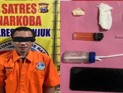 Satresnarkoba Nganjuk Tangkap Pengedar Sabu di Depan Bank Jatim Kertosono