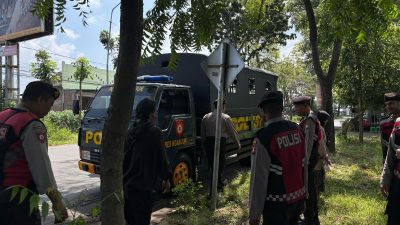 Polres Nganjuk Amankan Terduga Preman Berkedok Pengamen di Perempatan Jlumpang