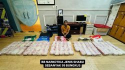 Polri Gagalkan Peredaran 99 Kg Sabu di Aceh, Satu Tersangka Diamankan