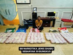 Polri Gagalkan Peredaran 99 Kg Sabu di Aceh, Satu Tersangka Diamankan