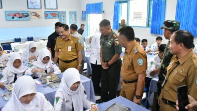 Program Makan Bergizi Gratis Kembali Digulirkan di Ponorogo, Dandim Lakukan Evaluasi Menu