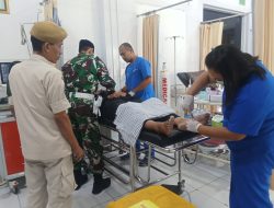 Kopka Purnomo, Anggota Provost RS DKT, Selamatkan Pengendara Motor yang Alami Kecelakaan di Mayor Bismo