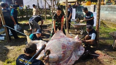 Idul Adha di Ketami, Danramil Pesantren Ajak Warga Perkuat Rasa Kepedulian Sosial