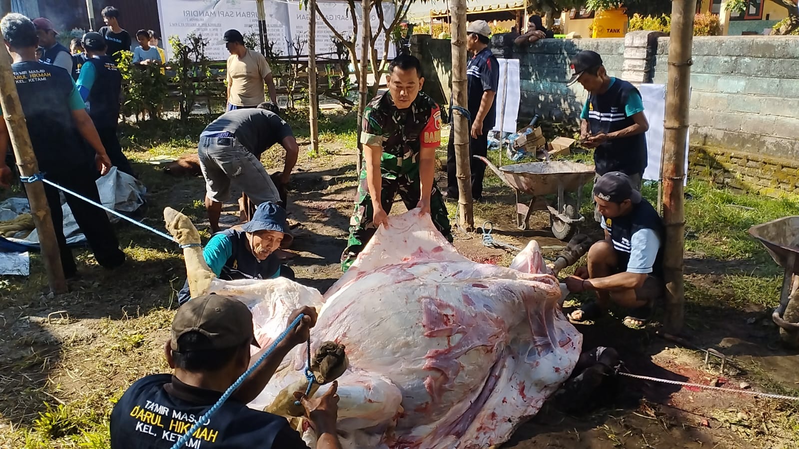 Idul Adha di Ketami, Danramil Pesantren Ajak Warga Perkuat Rasa Kepedulian Sosial