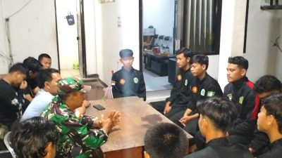 Jelang Bulan Suro, Babinsa Pakunden Ajak Pagar Nusa Jaga Keamanan Lingkungan