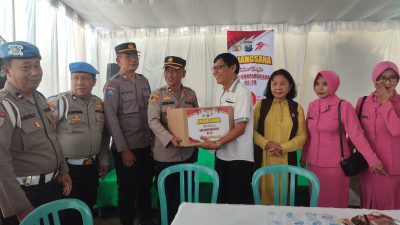 Hari Bhayangkara ke-79, Polsek Pesantren dan Bhayangkari Sambangi Purnawirawan Polri