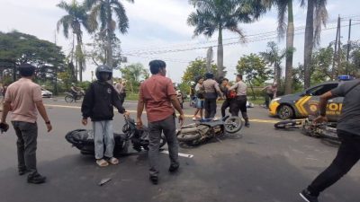 Tewasnya Pelajar di Babat Picu Aksi Protes, Puluhan Pemuda Konvoi Menuju Mapolres Lamongan