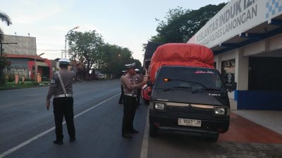 Satlantas Lamongan Intensif Sosialisasi Truk ODOL, 84 Armada Sudah Terjaring Teguran