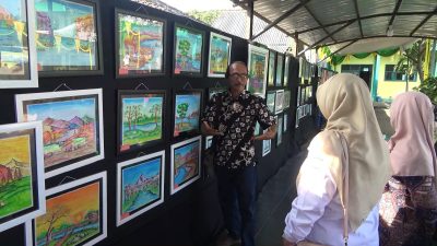 Pameran Seni Lukis di LP Ma'arif NU Gendong, Cerminan Suksesnya Kurikulum Mandiri