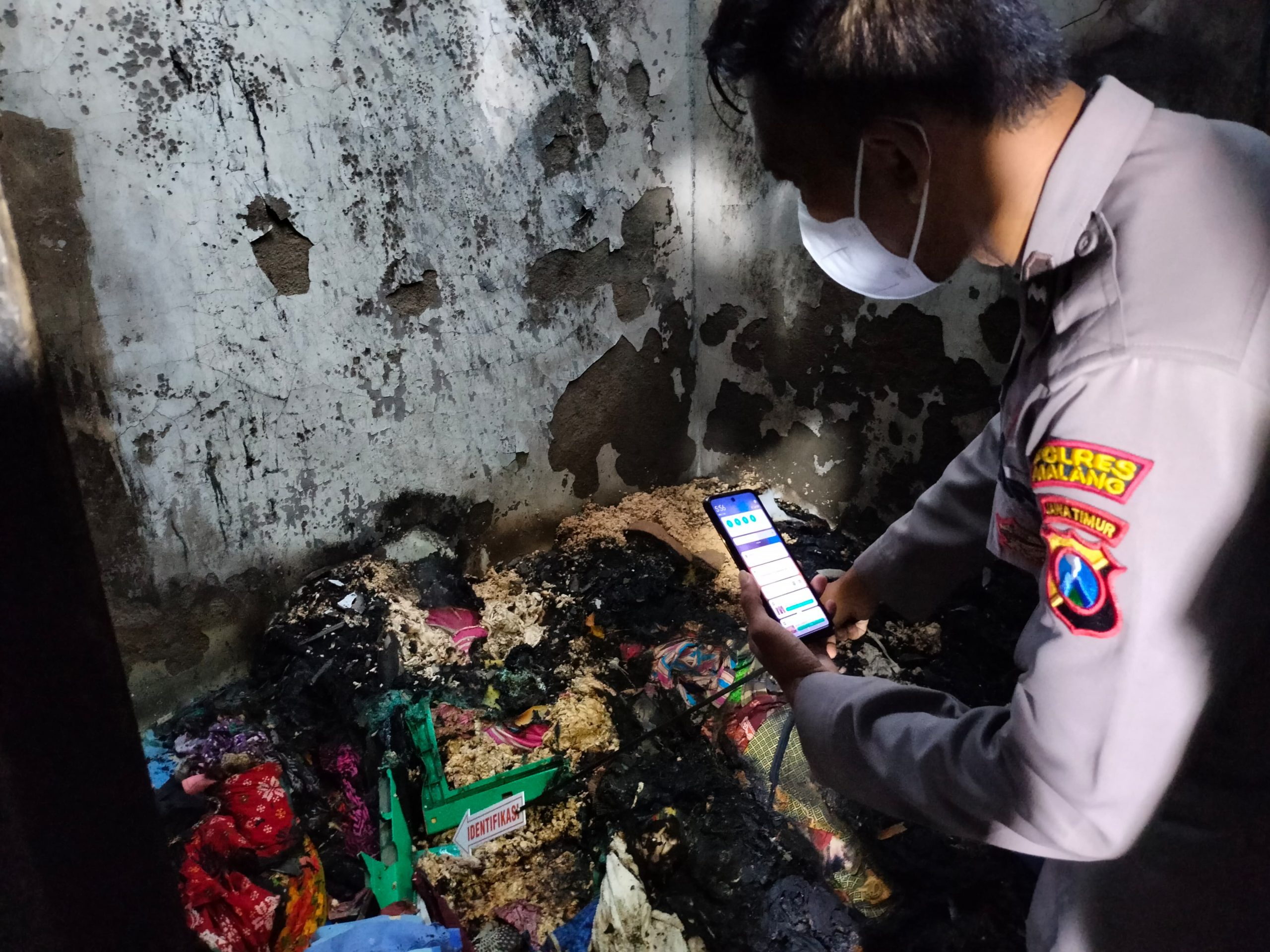 Tragis! Api Lahap Rumah Janda Lansia di Tumpang, Ditemukan Meninggal Dunia