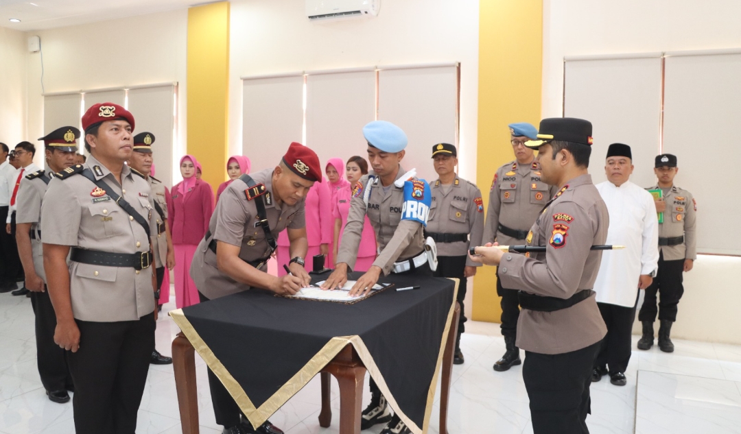 Mutasi Pejabat Polres Batu, Iptu Joko Suprianto Gantikan Kasat Reskrim