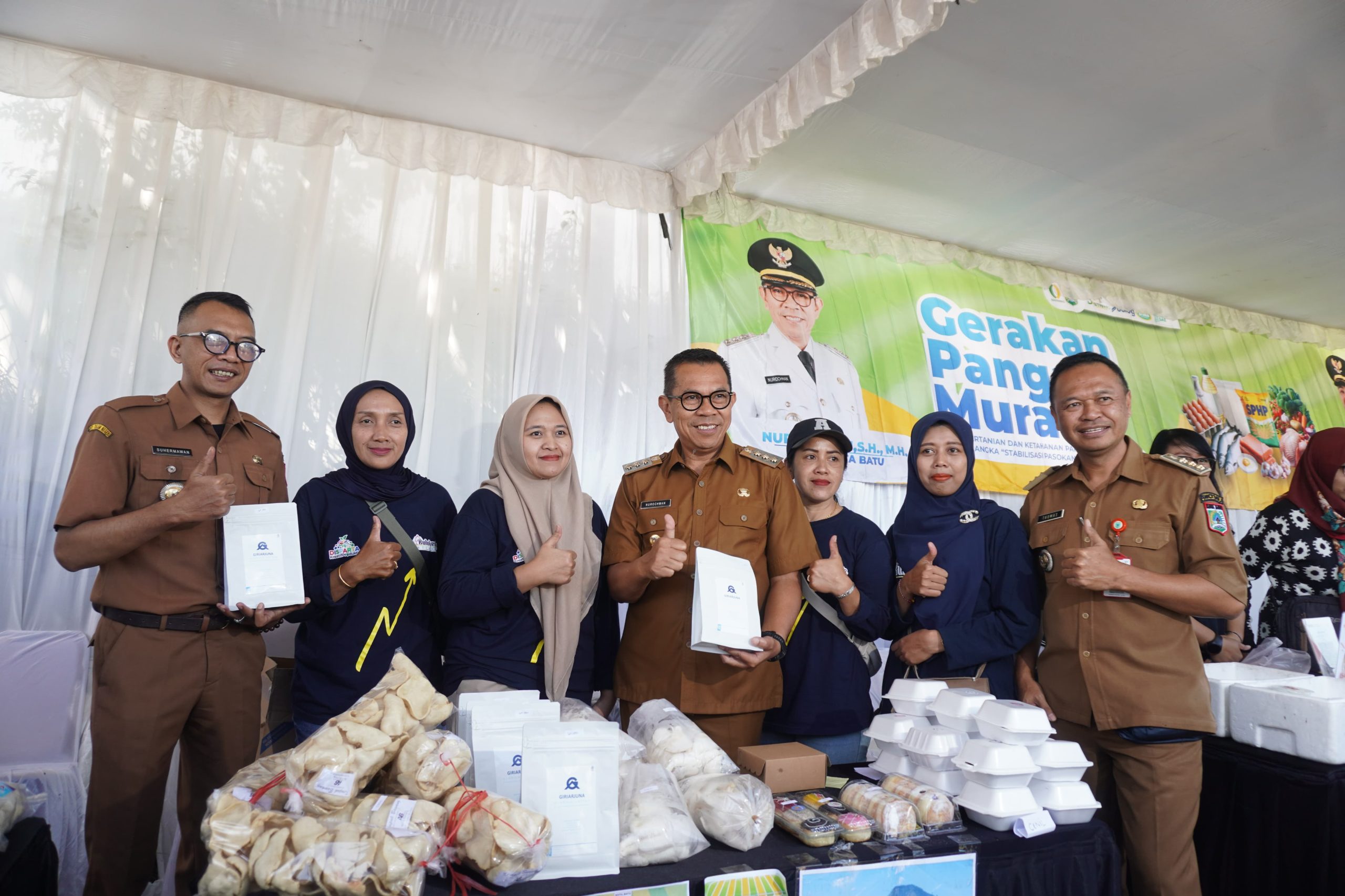 Gerakan Pangan Murah, Warga Batu Serbu Lapangan Bulukerto