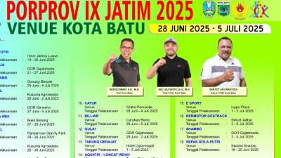 Dari Downhill hingga E-Sport, Kota Batu Jadi Tuan Rumah 18 Cabor Porprov 2025