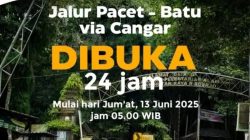 Akhirnya! Jalur Cangar-Pacet Kini Dibuka 24 Jam, Akses Wisata dan Ekonomi Makin Lancar