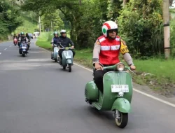 Polres Batu Gelar Batu Vespa Fest 2025 Sambut HUT Bhayangkara ke-79