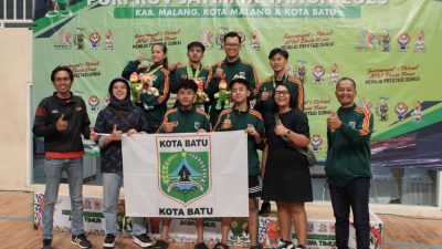 Kota Batu Sumbang Perunggu dari Ganda Campuran Tenis Meja di Porprov Jatim 2025