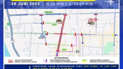 Rekayasa Lalin Warnai Istighosah 1 Muharram di Kota Kediri, Ini Jalur yang Ditutup