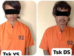 Aksi Maling Motor Pakai Bentor Terekam CCTV, Dua Pelaku Diciduk Unit Reskrim Polsek Warujayeng