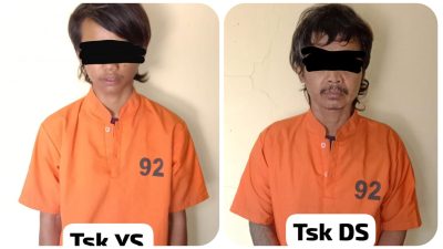 Aksi Maling Motor Pakai Bentor Terekam CCTV, Dua Pelaku Diciduk Unit Reskrim Polsek Warujayeng