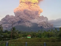 Gunung Lewotobi Laki-Laki Meletus Dahsyat, Status Naik ke Level IV Awas