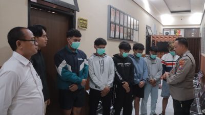 Hadang Rombongan Silat, Enam Pemuda Diamankan Polres Blitar